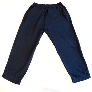 Women’s size L navy linen blend pants from LOFT